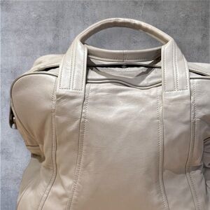 ALEXANDER WANG Gorgeous Leather Bag, Light Taupe, Zip & Snap Closure